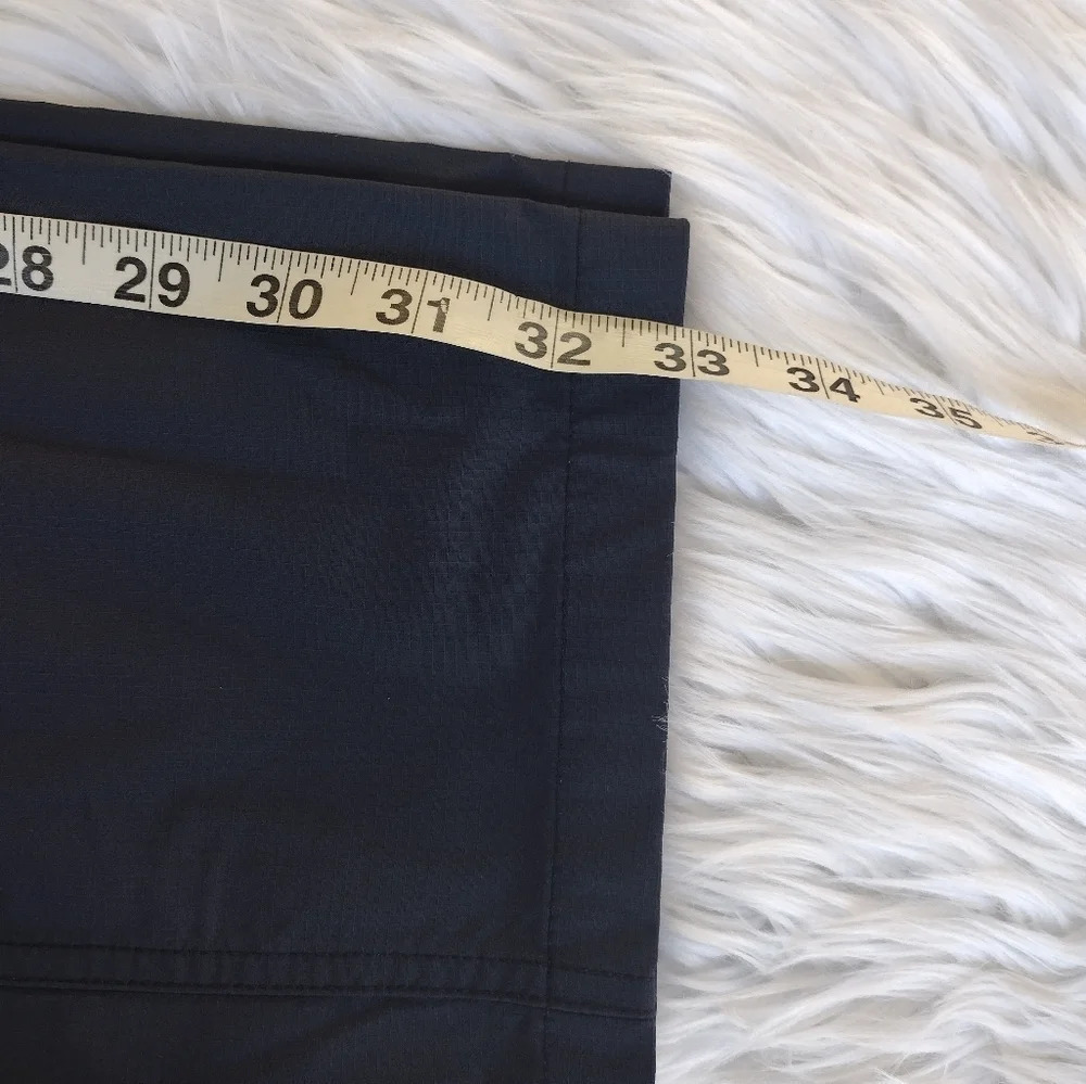 Fjallraven Womens High Coast Trail Trousers Navy Size 34. - Picture 8 of 8